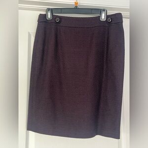 Ann Taylor A-line/pencil wool skirt